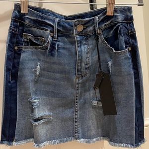 jean skirt